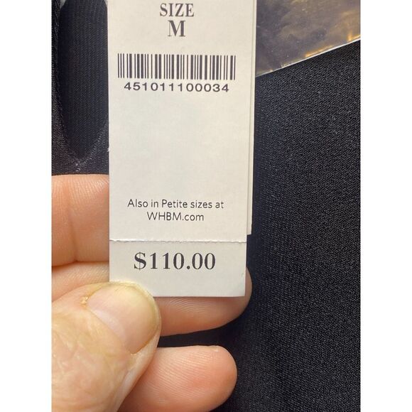 White House Black Market Dress Women Medium AOP Flower Boho Sheath MSRP $110 NWT - Picture 5 of 13